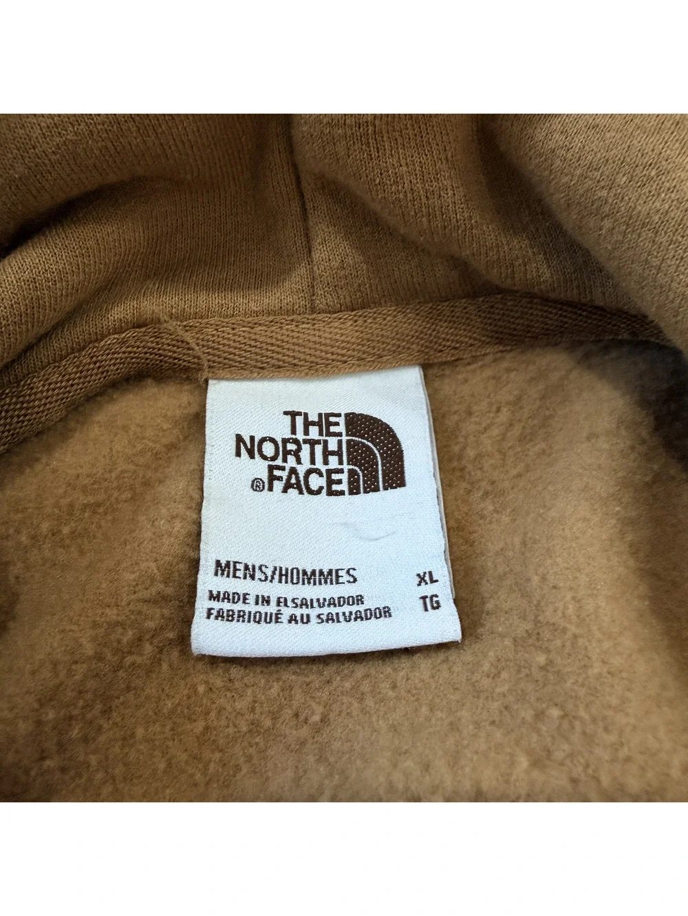 The North Face Heritage Patch Pullover Hoodie Mens XL Utility Brown NF0A7UNU